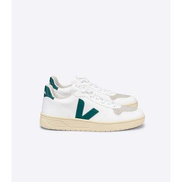 Veja V-10 CWL Joggesko Dame White/Green | NO 653PJJ